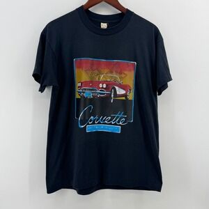 Vintage 1990 Screen Stars Corvette T-Shirt XL Single Stitch Chevrolet Chevy USA